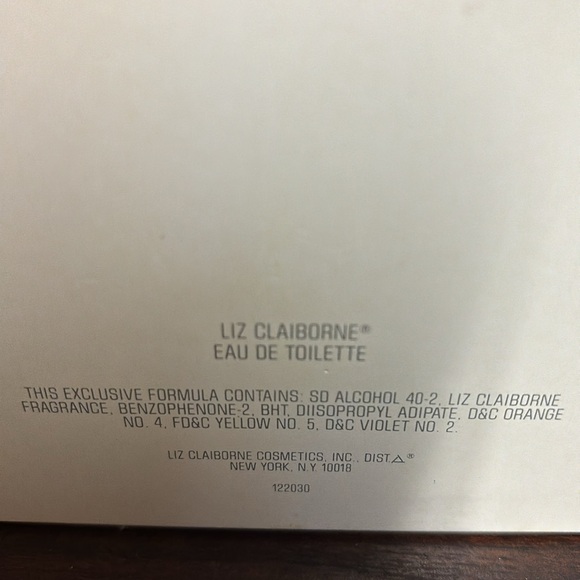 LIZ CLAIBORNE for WOMEN 3.oz EDT Splash VINTAGE FORMULA *BLUE TRIANGLE* NIB - Picture 2 of 6